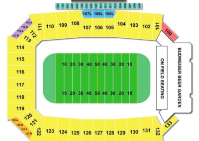 Toyota Stadium Seating Chart Football NCAA