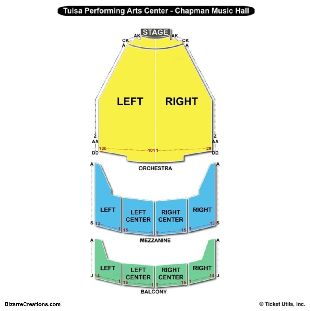 Springs Performing Arts Center Seating Chart