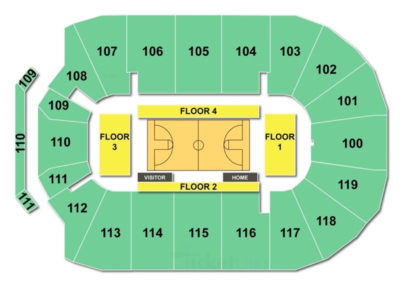 Webster Bank Arena Basketball Seating Chart
