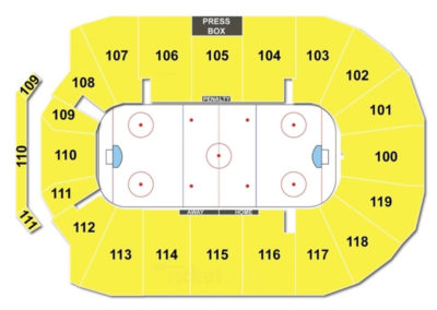 Webster Bank Arena Hockey Seating Chart