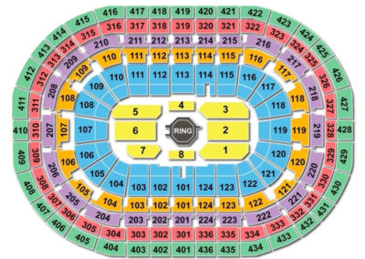 Bell Centre Seating Chart UFC