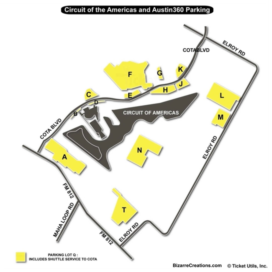Circuit Of The Americas Seating Chart
