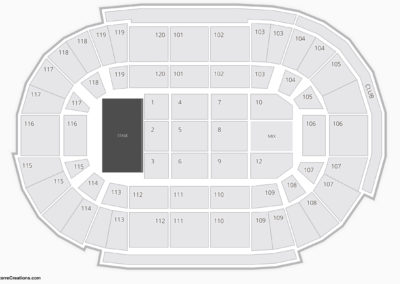 Germain Arena Seating Chart Concert
