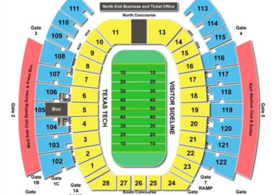 Jones AT&T Stadium Seating Chart Football
