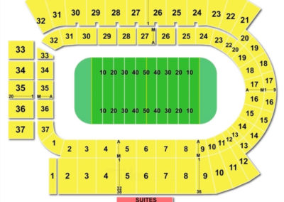 Martin Stadium Seating Chart Football
