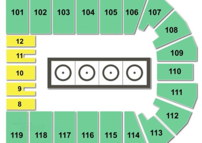 Orleans Arena Wrestling Seating Chart