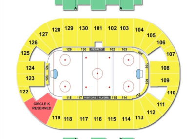 Pensacola Bay Center Hockey Seating Chart
