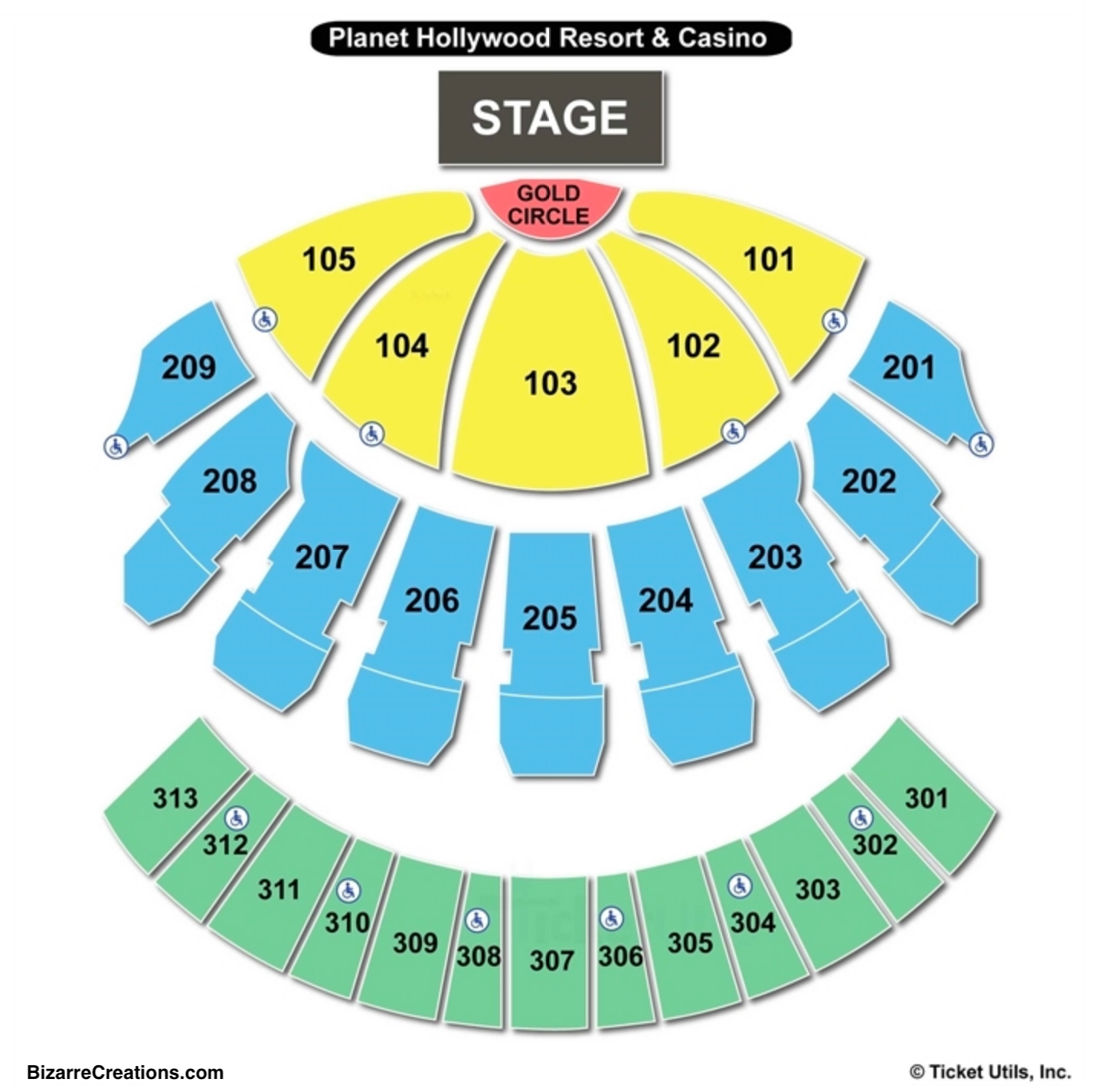 Donny And Las Vegas Seating Chart