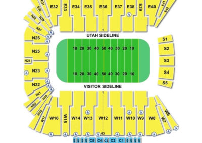 Rice Eccles Stadium Seating Chart Football