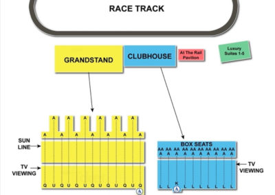 Saratoga Race Course Seating Chart