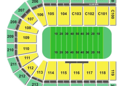 Sears Centre Seating Chart Football