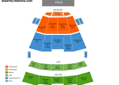 Times Union Center Theater Seating Chart