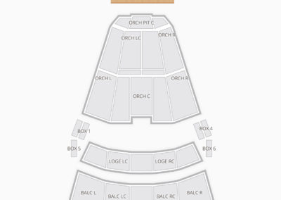 Times-Union Center for the Performing Arts Seating Chart
