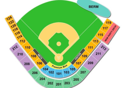 Tradition Field Seating Chart