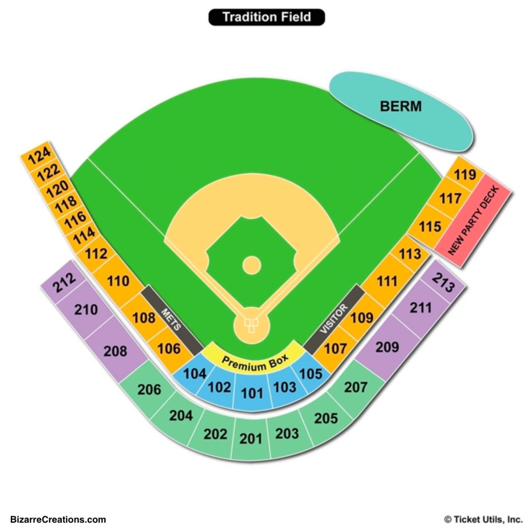 Mets Stadium Port St Seating Chart