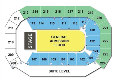 Baxter Arena Seating Chart Concert
