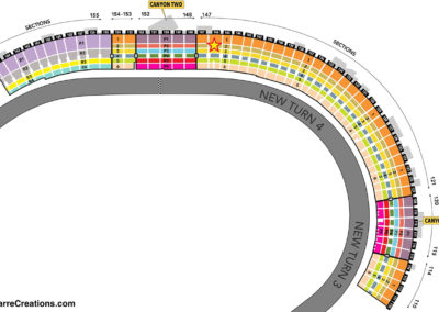 Chicagoland Speedway Seating Chart Elegant Nascar - Racetrack and speedway Map