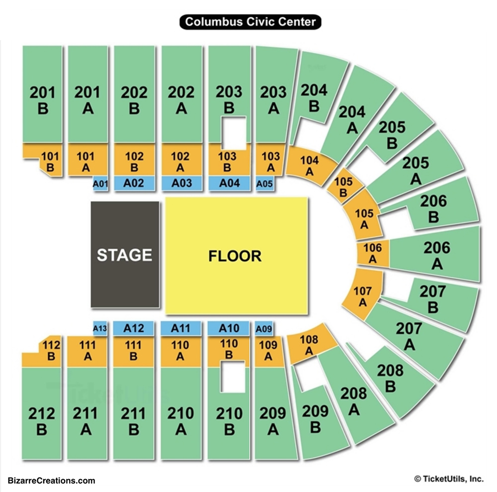 Columbus Civic Center Seating Chart Concert. 