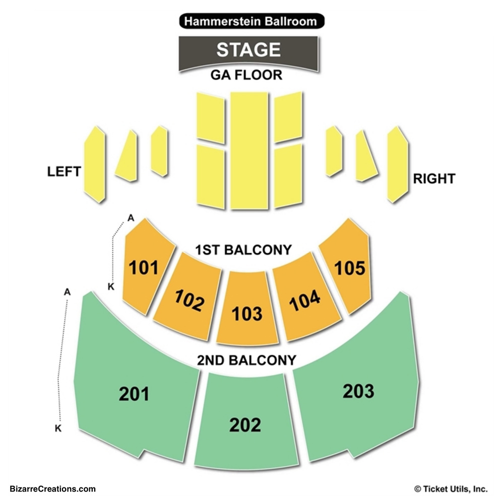 Mission Ballroom Seating Chart