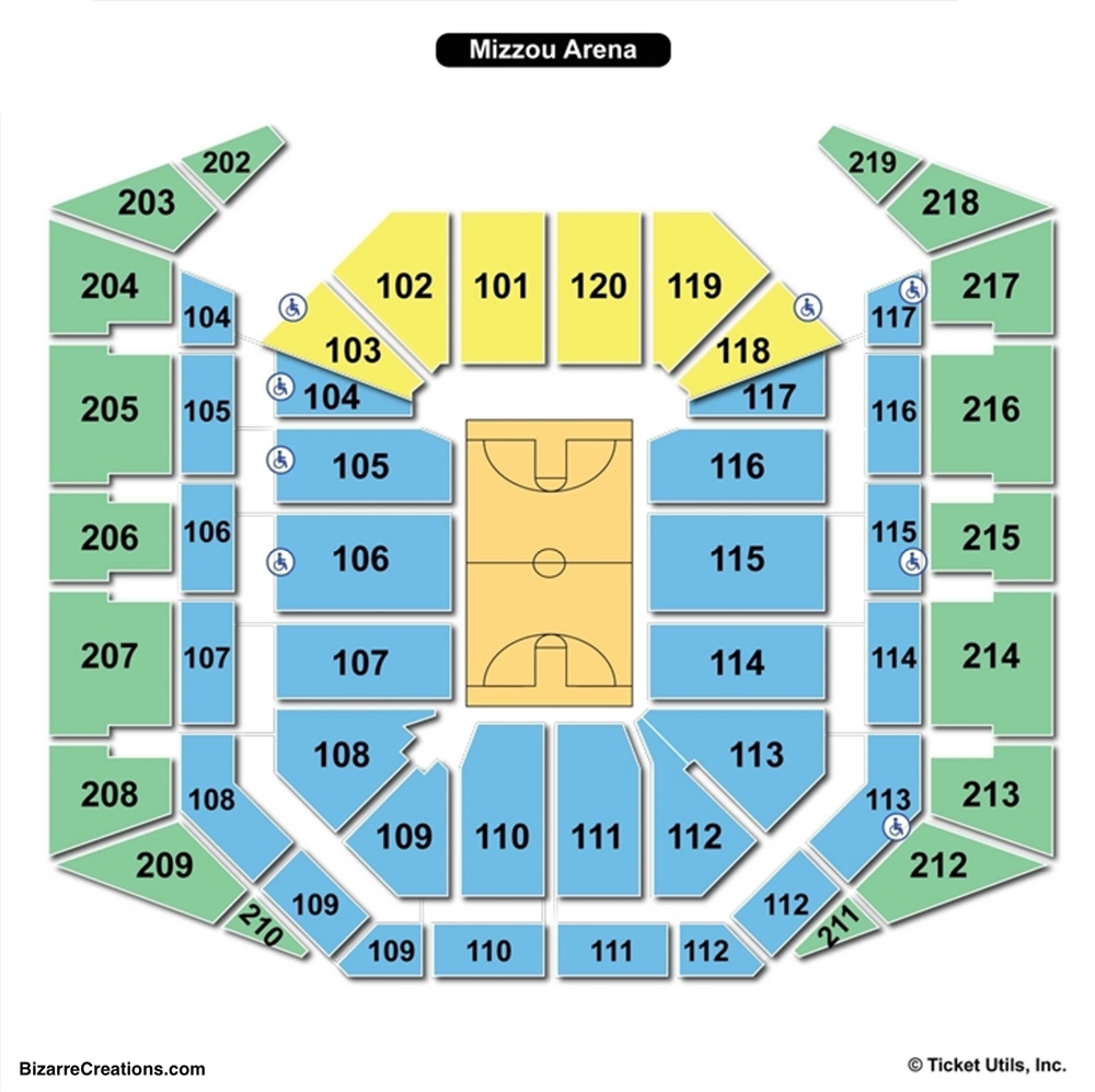 Mizzou Arena Seating Chart | Seating Charts & Tickets