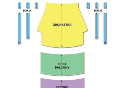 Newmark Theatre Seating Chart