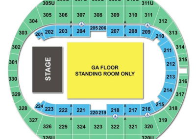 Von Braun Center Arena Seating Chart Concert