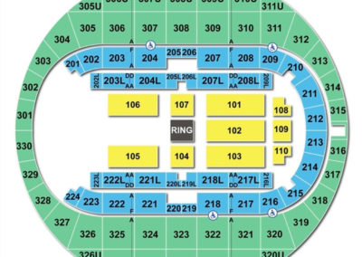 Von Braun Center Arena Seating Chart WWE